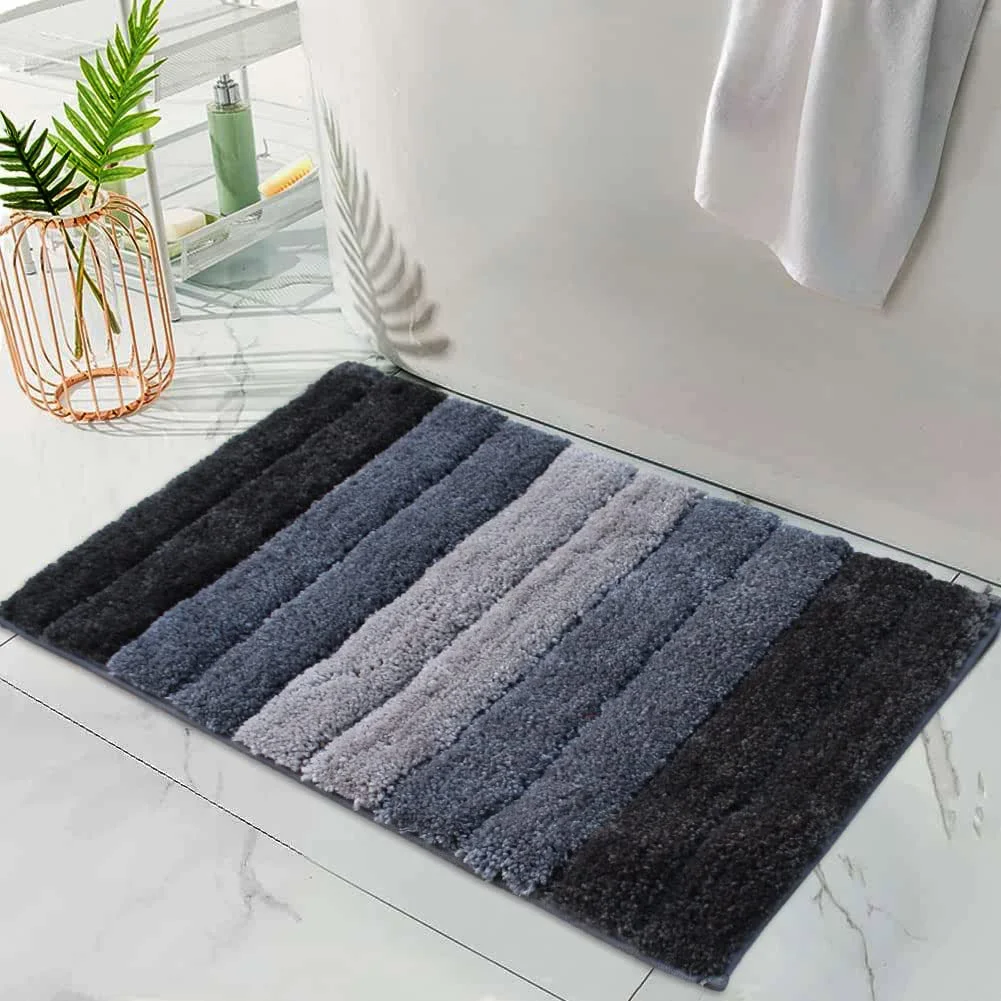 Luxury Home Bathmat Anti Skid Water Absorbent Machine Washable and Quick Dry Luxury Mats for Bathroom, Kitchen, Entranc...